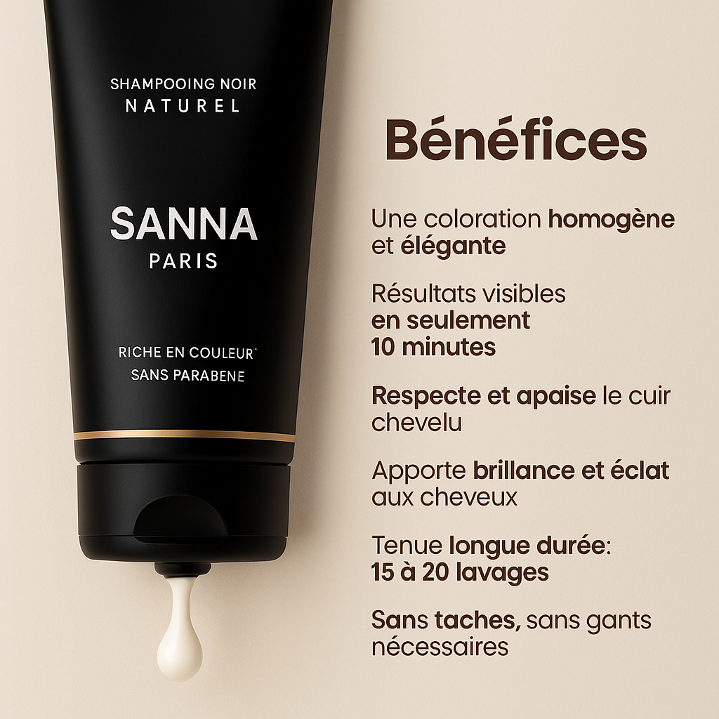 Shampoing colorant instantané NOVA HAIR PARIS