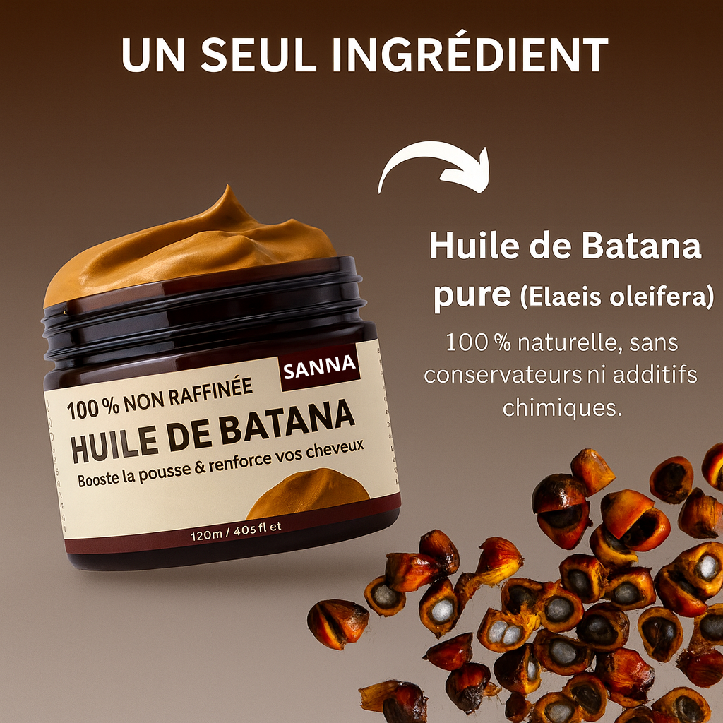 Huile naturelle pour la croissance des cheveux Batana+ BOTANIX
