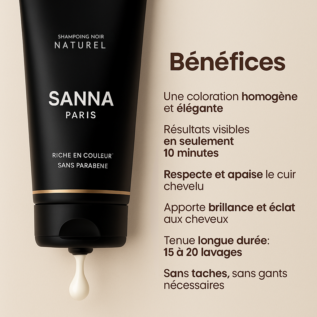 Shampoing colorant instantané NOVA HAIR PARIS